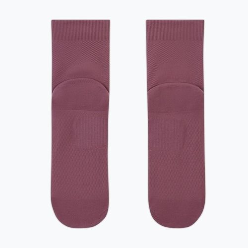 Kojinės Nike Run Midweight Micro Crew pink smoke/pink rise/white