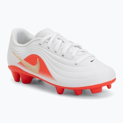 Vaikiški futbolo bateliai Nike Jr. Tiempo Maestro Club White/Bright Crimson/Blur