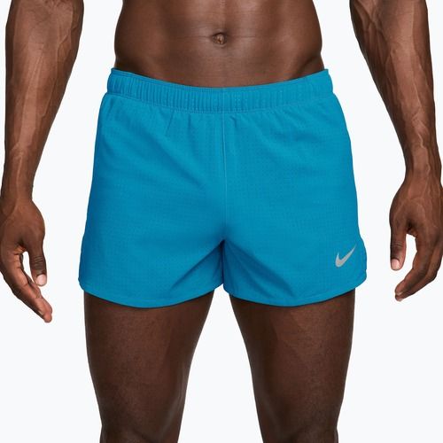 Vyriški bėgimo šortai Nike Fast light current blue/black