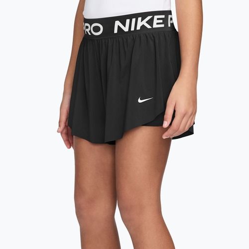 Vaikiški šortai Nike Pro Dri-Fit 2in1 black/black/white