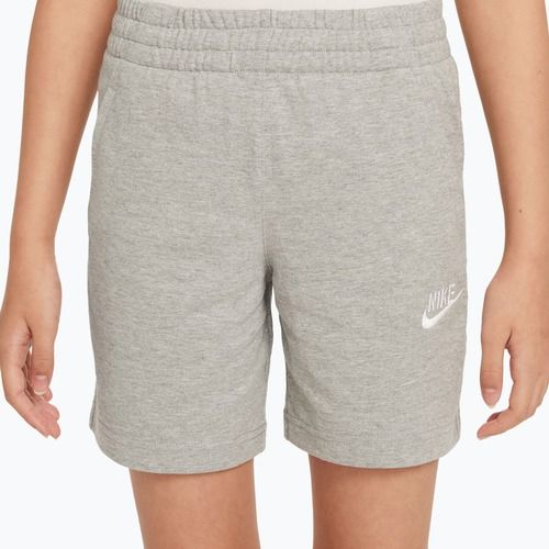 Vaikiški šortai Nike Sportswear Club 6" dark grey heather/white