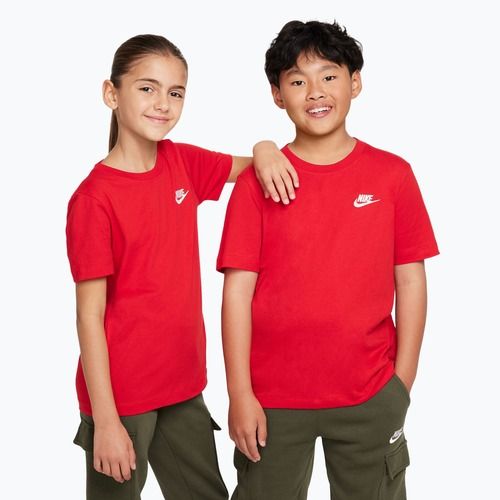 Vaikiški marškinėliai Nike Sportswear university red