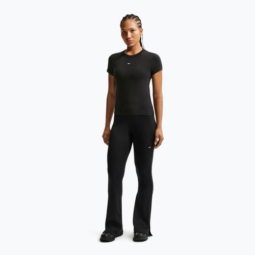 Moteriški marškinėliai Nike Sportswear Chill Knit black/white