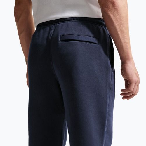 Vyriškos kelnės Nike Club Cuffed Brushed obsidian/obsidian/white