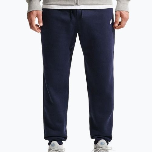 Vyriškos kelnės Nike Club Cuffed Brushed obsidian/obsidian/white