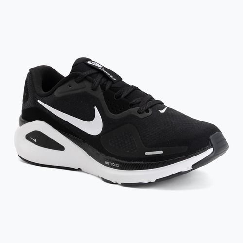 Vyriški bėgimo batai Nike Structure 26 Wide juoda/wolf grey/metalinė sidabrinė/balta