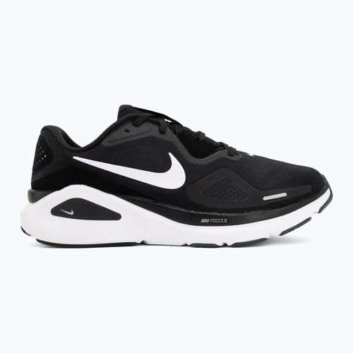 Vyriški bėgimo batai Nike Structure 26 Wide juoda/wolf grey/metalinė sidabrinė/balta