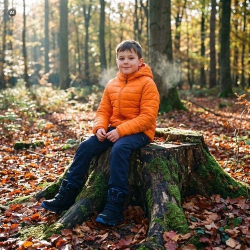 Vaikiška striukė KADVA Litey JR oranžinė
