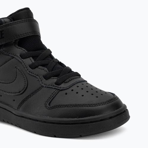 Vaikiški batai Nike Court Borough Mid 2 black/black/black