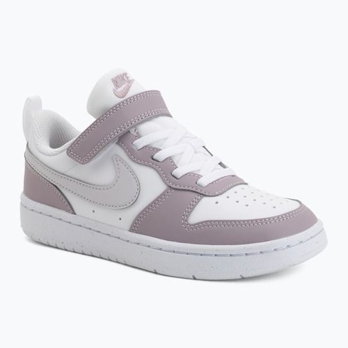 Vaikiški batai Nike Court Borough Low Recraft white/plum fog/white/venice