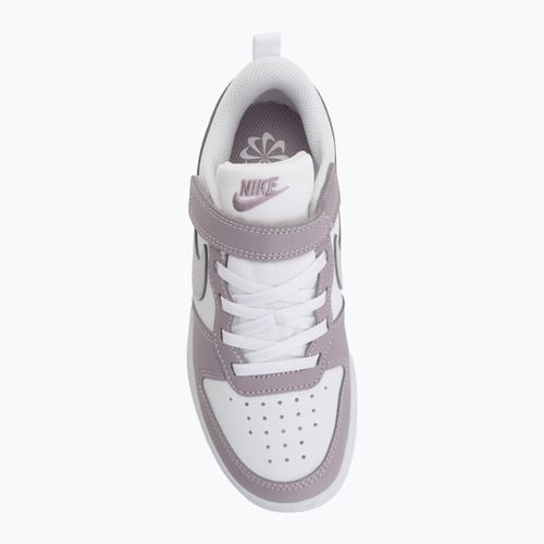 Vaikiški batai Nike Court Borough Low Recraft white/plum fog/white/venice