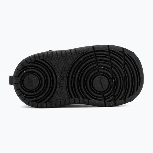 Vaikiški batai Nike Court Borough Low Recraft black/black/white