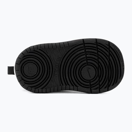 Vaikiški batai Nike Court Borough Low black/smoke grey/white/illusion green
