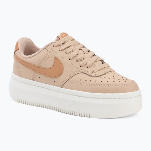 Moteriški batai Nike Court Vision Alta shimmer/sail/light cognac