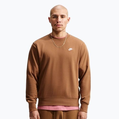 Vyriškas džemperis Nike Club ale brown/white