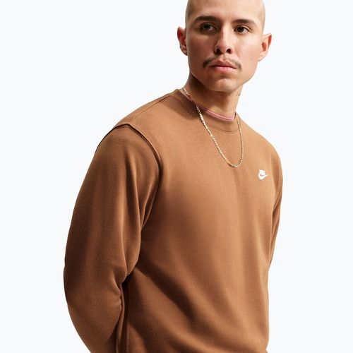 Vyriškas džemperis Nike Club ale brown/white