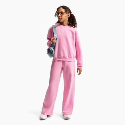 Vaikiškas džemperis Nike Sportswear Studio pink rise/white