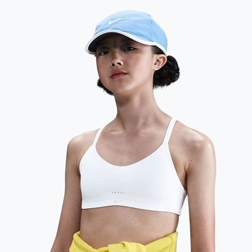 Mergaičių liemenėlė Nike Alate White/Light Smoke Grey