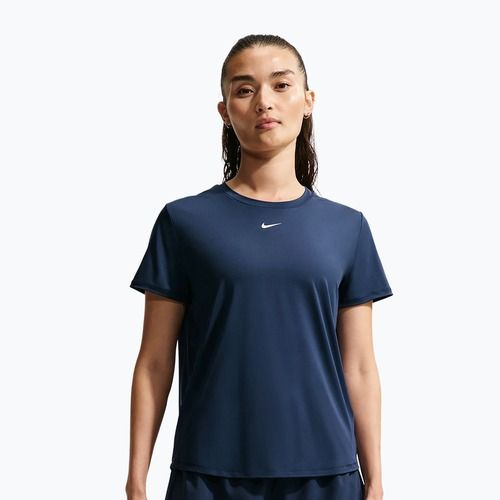 Moteriški treniruočių marškinėliai Nike One Classic midnight navy/white