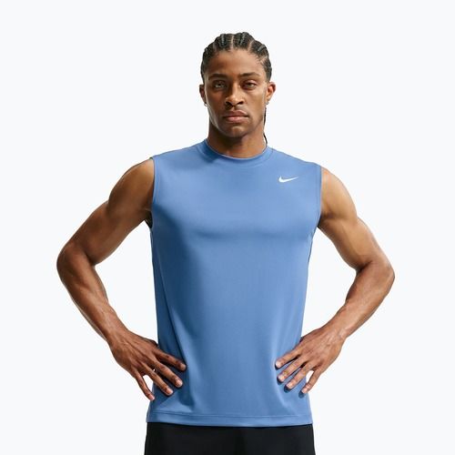 Vyriški treniruočių marškinėliai Nike Dri-FIT Sleeveless Training Top indigo storm/white
