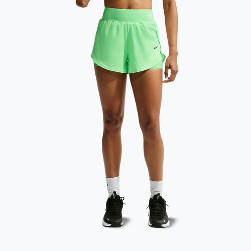 Moteriški treniruočių šortai Nike Pro Sculpt illusion green/black