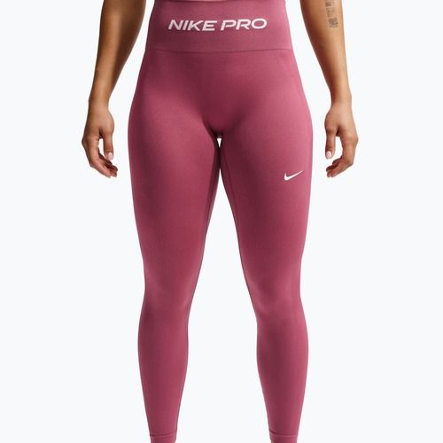 Moteriškos tamprės Nike Pro Seamless pink smoke/white