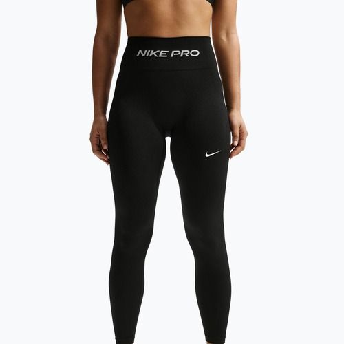 Moteriškos tamprės Nike Pro Seamless black/white