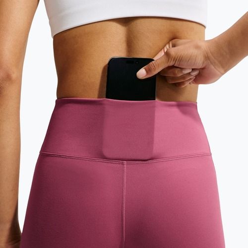 Moteriškos tamprės Nike One pink smoke/white