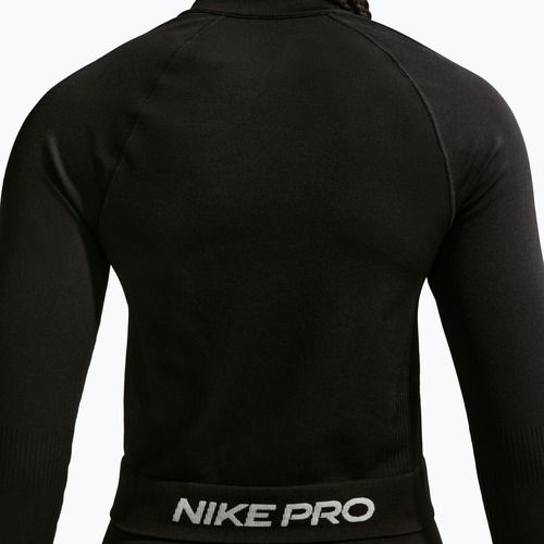 Moteriškas treniruočių džemperis Nike Pro Seamless black/white