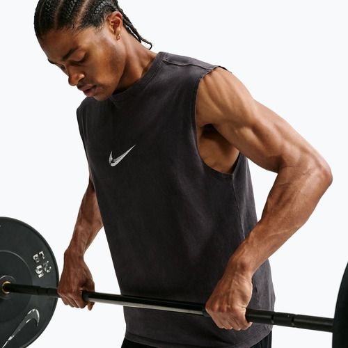 Vyriški treniruočių marškinėliai Nike Sleeveless T-Shirt black/white