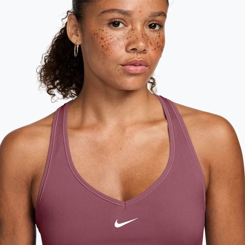 Treniruočių topas Nike Pro Seamless pink smoke/white