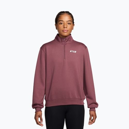 Moteriškas treniruočių džemperis Nike Studio Fleece Sport pink smoke/mystic dates/white