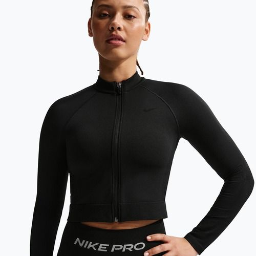 Moteriškas treniruočių džemperis Nike Pro Seamless black