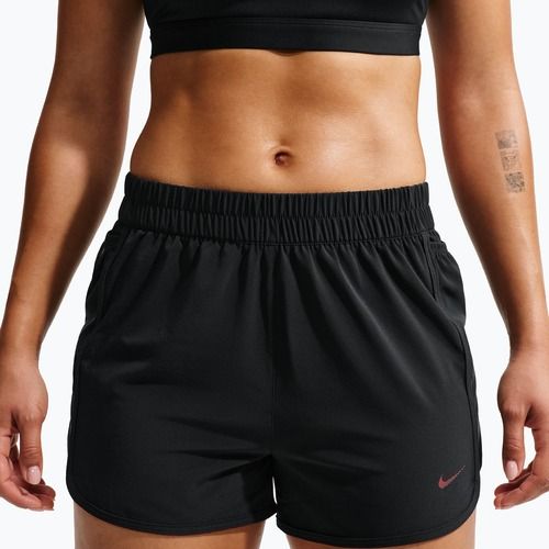 Moteriški treniruočių šortai Nike One black/black/university red