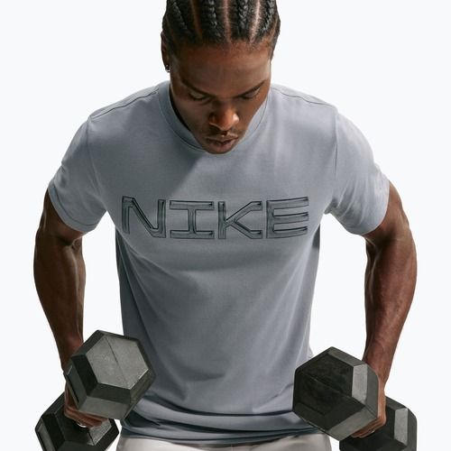 Vyriški treniruočių marškinėliai Nike Dri-FIT Training T-Shirt smoke grey/black