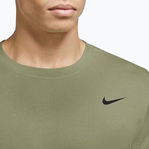 Vyriški treniruočių marškinėliai Nike Dri-FIT dusty olive/black