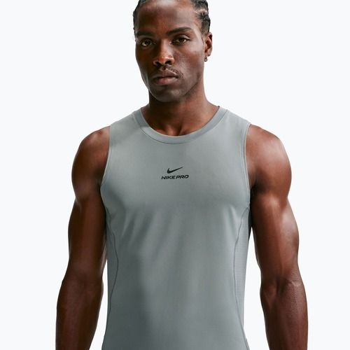 Vyriški treniruočių marškinėliai Nike Pro smoke grey/black