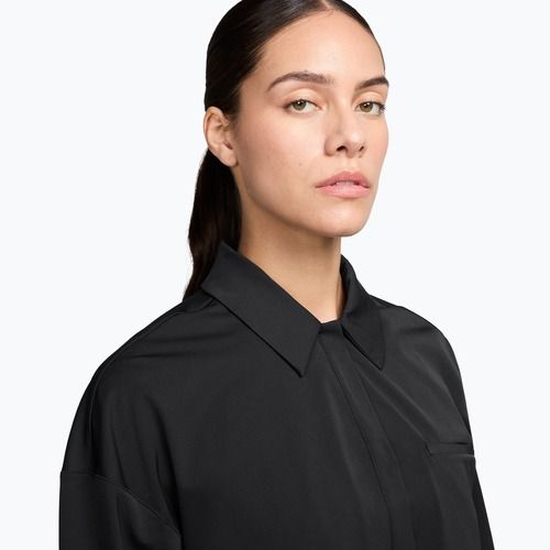 Moteriški treniruočių marškinėliai Nike 24.7 PerfectStretch black/dark smoke grey