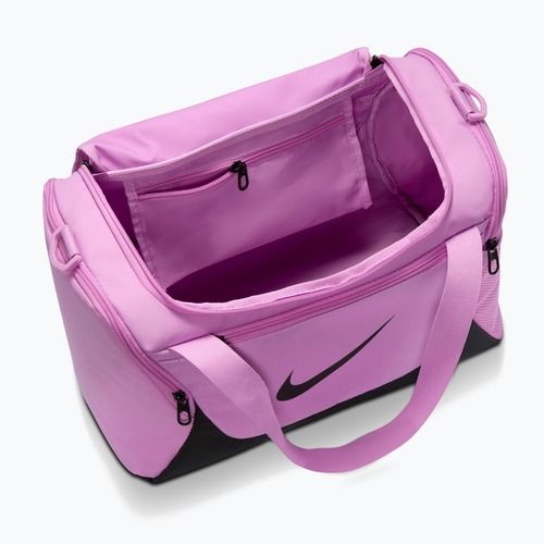 Treniruočiųkrepšys Nike Brasilia Duffel Extra Small 24 l light magenta/black/black