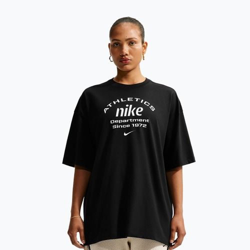 Moteriški marškinėliai Nike Sportswear Oversized Black