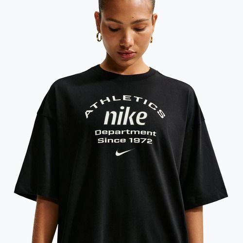 Moteriški marškinėliai Nike Sportswear Oversized Black