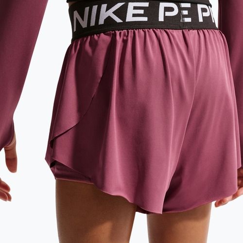Vaikiški šortai Nike Pro pink smoke/black/white
