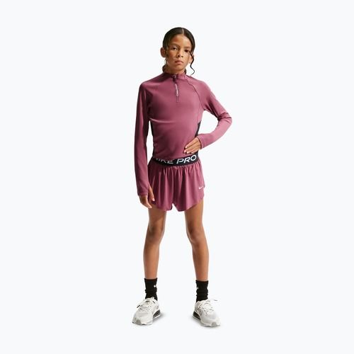 Vaikiški šortai Nike Pro pink smoke/black/white