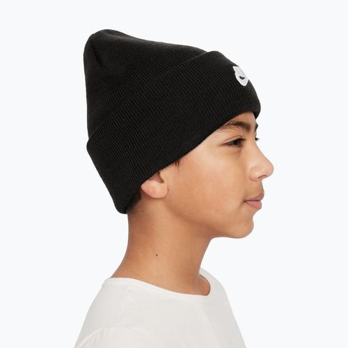 Vaikiška žieminė kepurė Nike Peak black heather/white