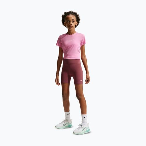 Vaikiški šortai Nike One pink smoke/white