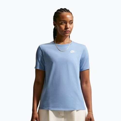 Moteriški marškinėliai Nike Sportswear Club Essentials work blue