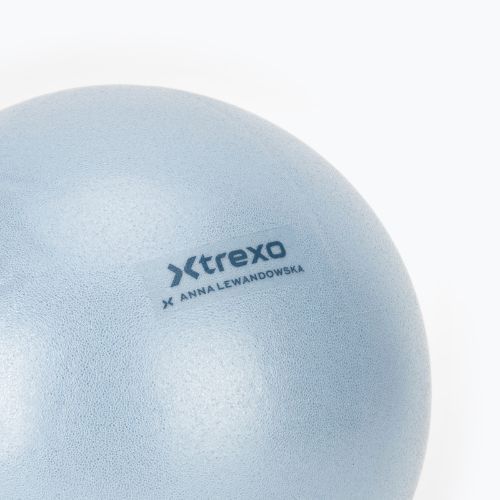 Mažo gimnastikos kamuolys XTREXO x Anna Lewandowska ball 20cm Azul Bruma