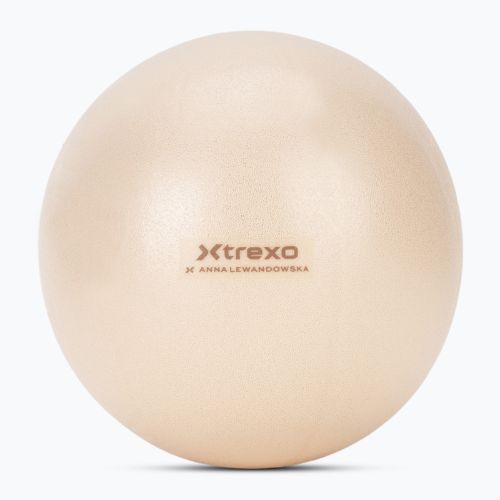 Mažo gimnastikos kamuolys XTREXO x Anna Lewandowska ball 20cm Beige