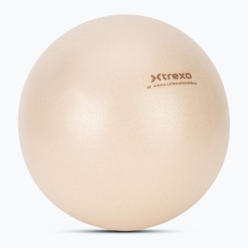 Mažo gimnastikos kamuolys XTREXO x Anna Lewandowska ball 20cm Beige