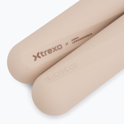 Svarmenų rinkinys XTREXO x Anna Lewandowska Bars 210 Beige
